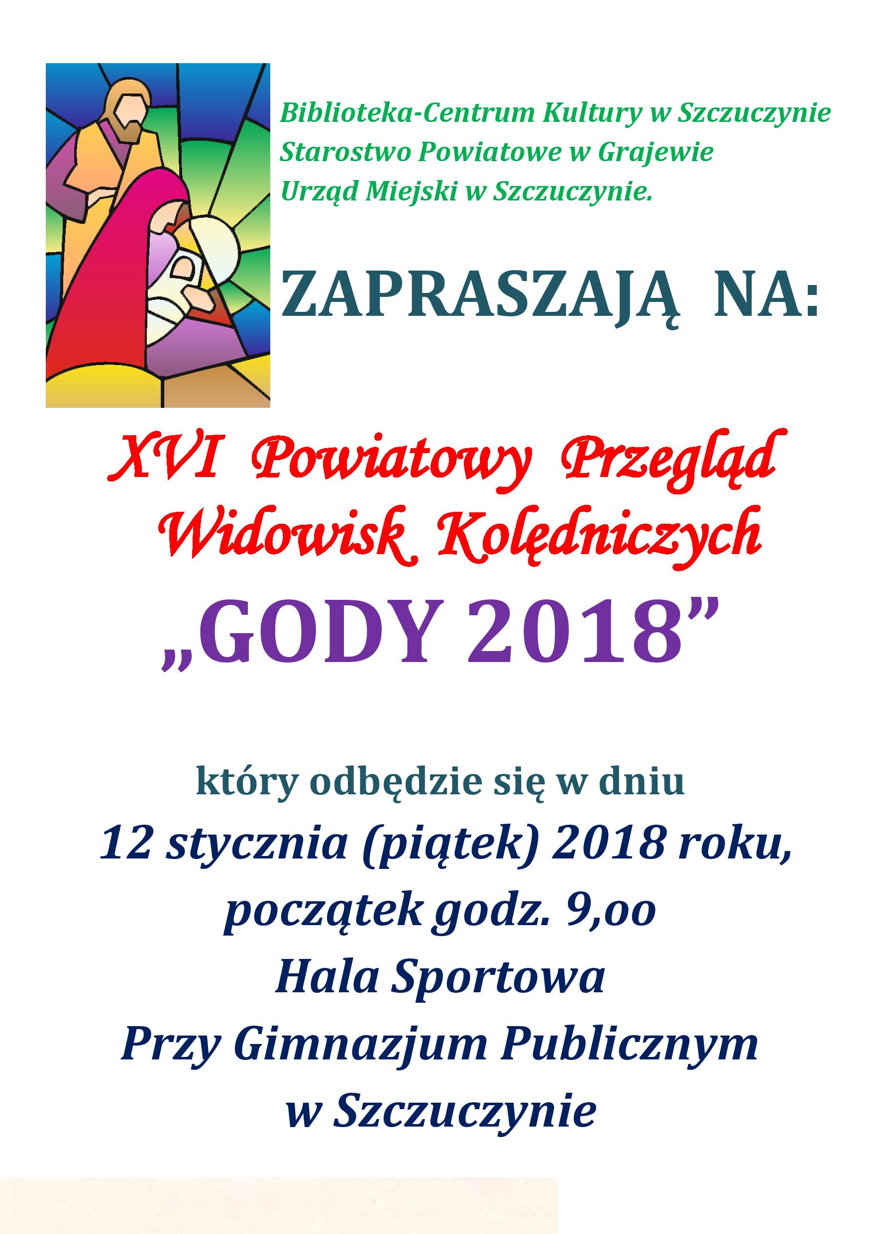 Zaproszenie na „GODY 2018”