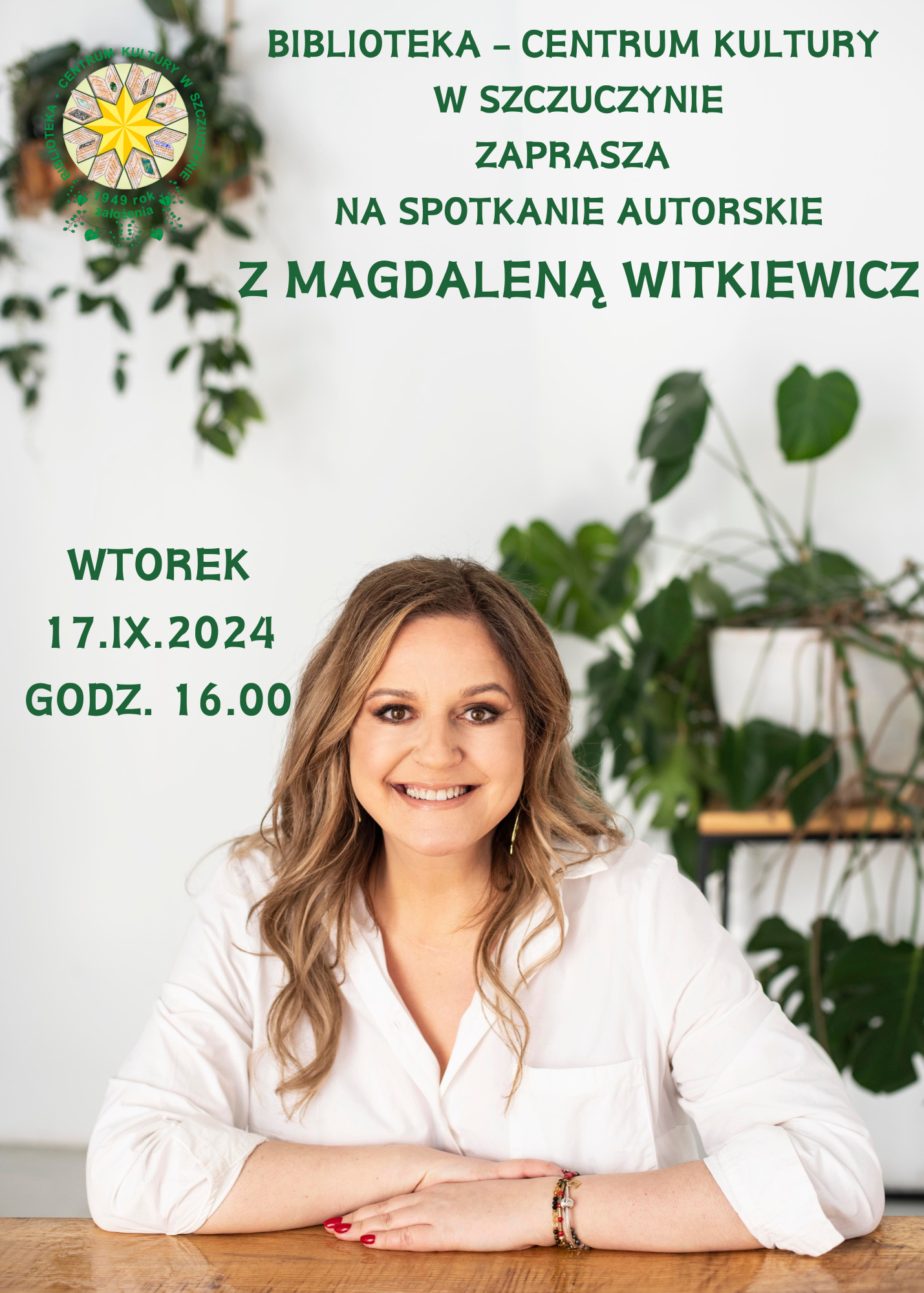 Spotkanie autorskie z magdaleną witkiewicz