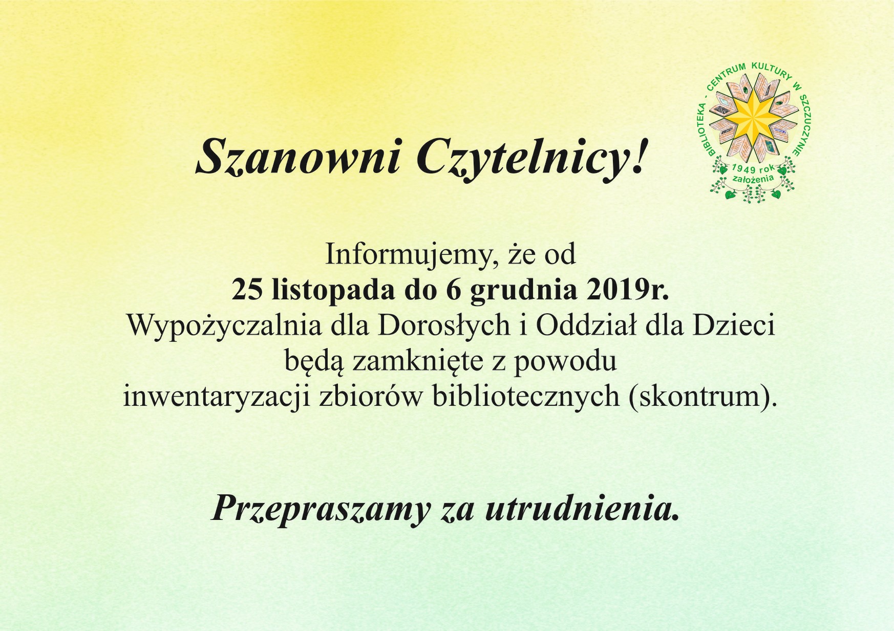 Inwentaryzacja zbiorów bibliotecznych