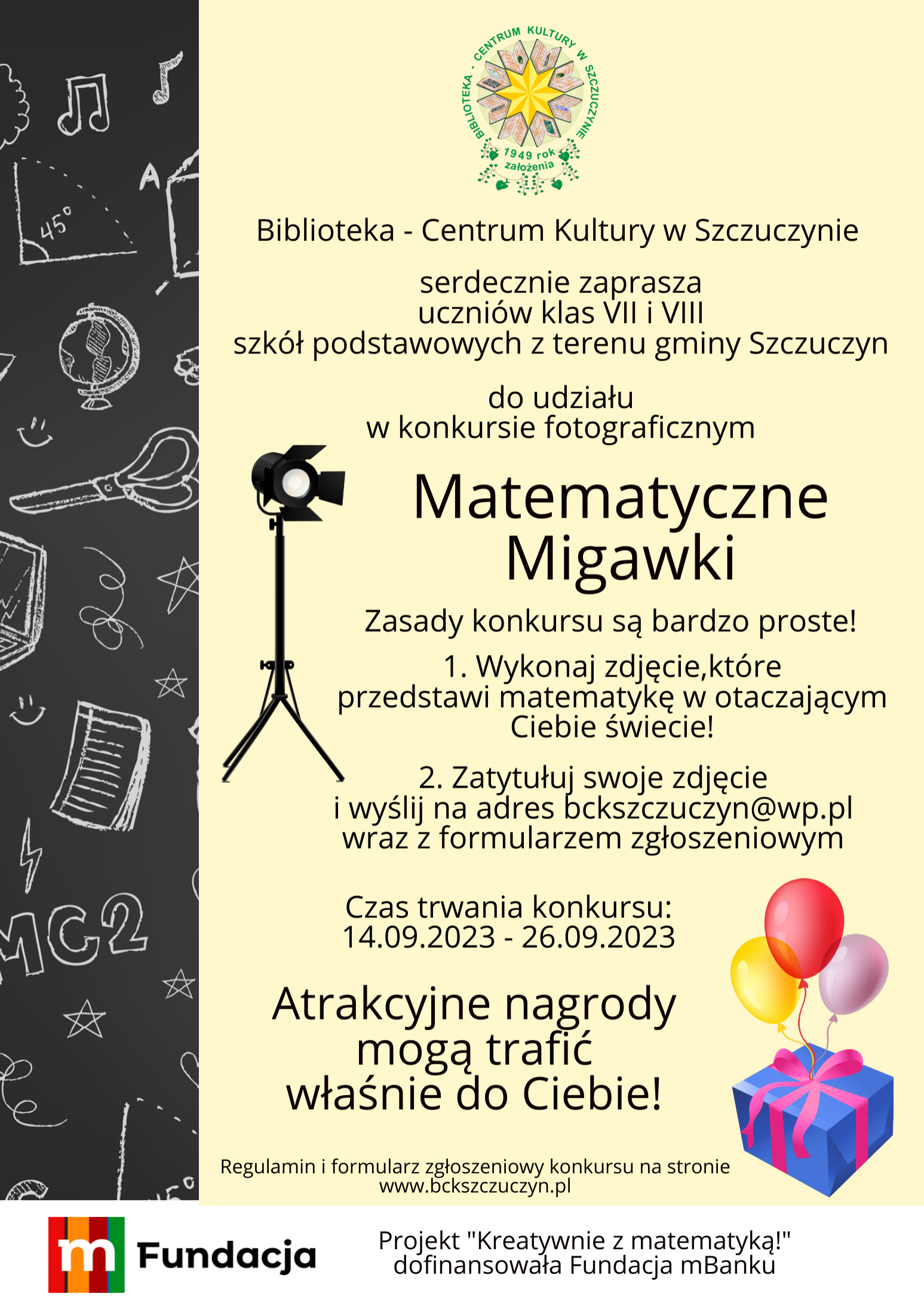 MATEMATYCZNE MIGAWKI – KONKURS FOTOGRAFICZNY