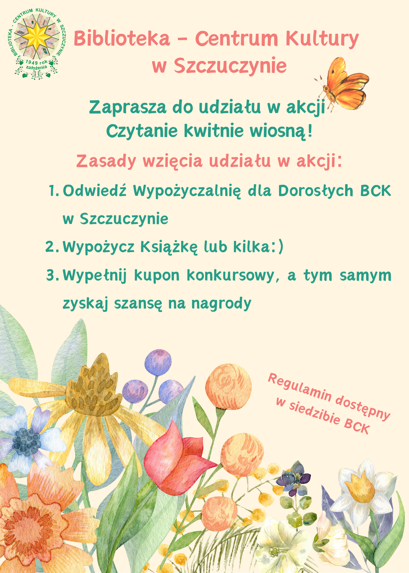 Czytanie kwitnie wiosną!