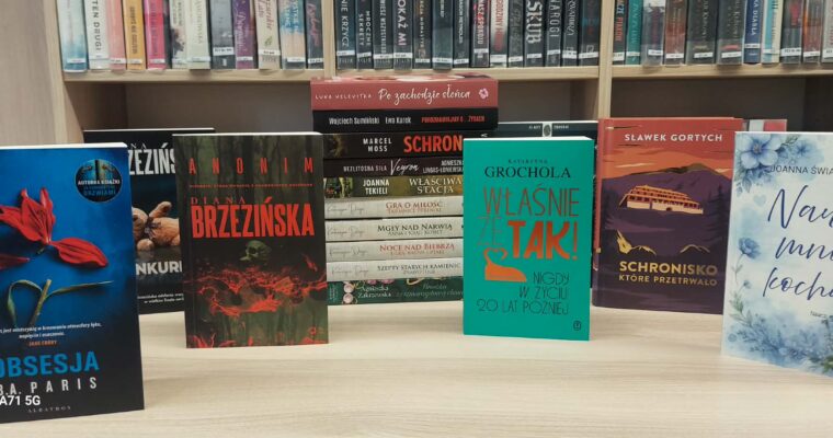 Zapraszamy do Wypożyczalni dla Dorosłych po najnowsze wydawnicze nowości!