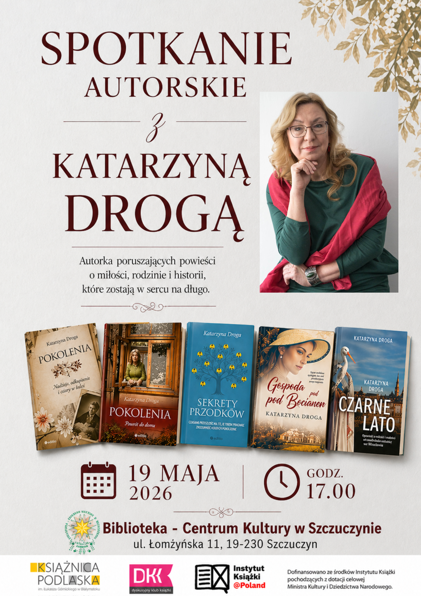 spotkanie autorskie z Katarzyną Drogą