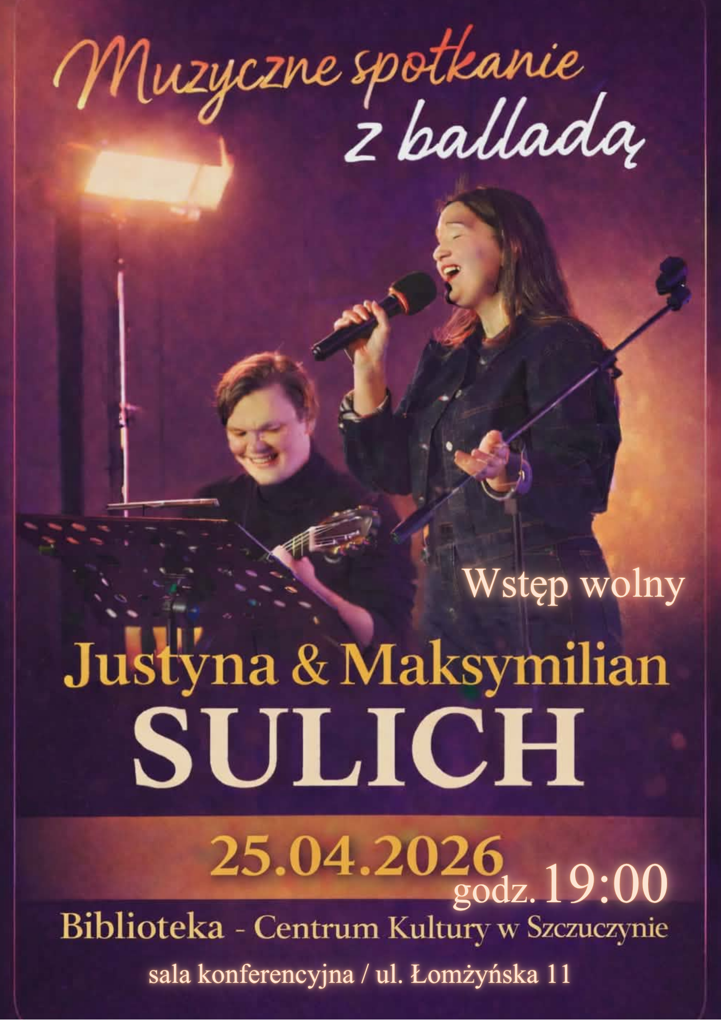Muzyczne spotkanie z balladą