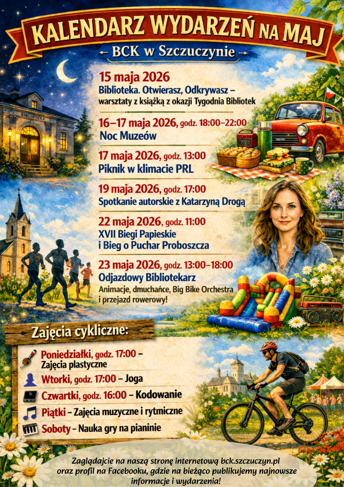 kalendarz wydarzeń na maj