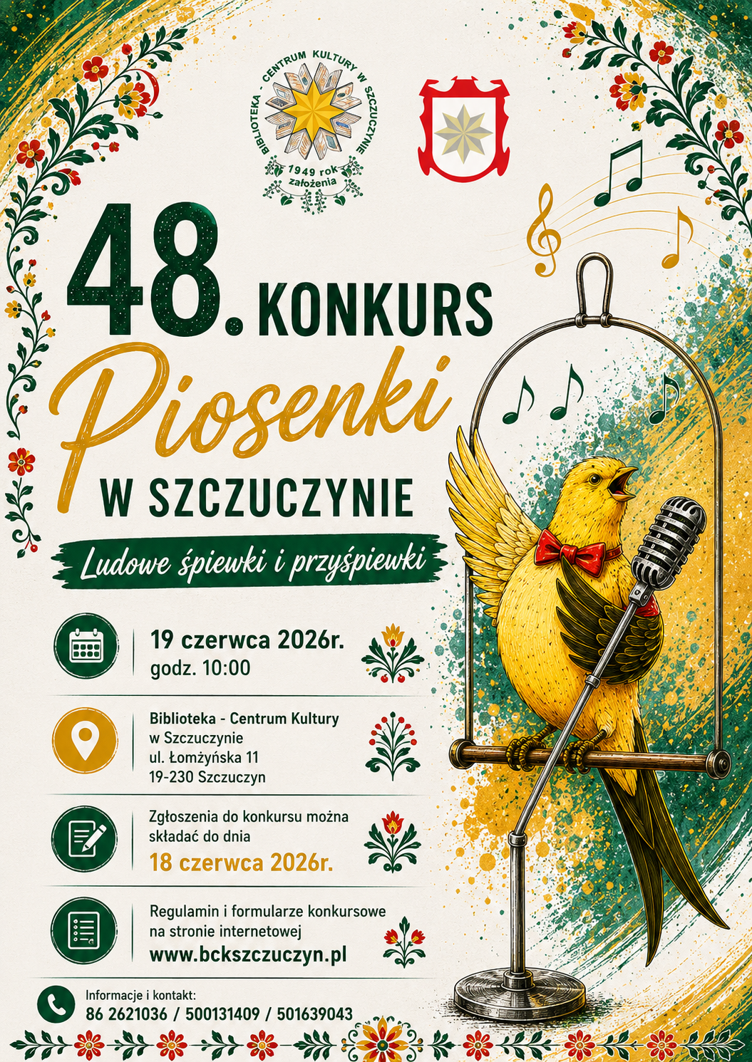 48. KONKURS PIOSENKI W SZCZUCZYNIE